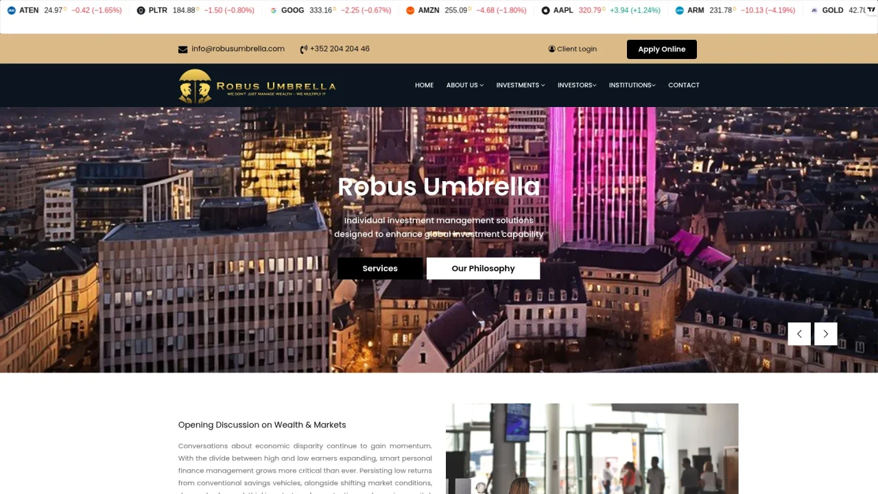 Robusumbrella : le piège financier derrière cette vitrine luxueuse